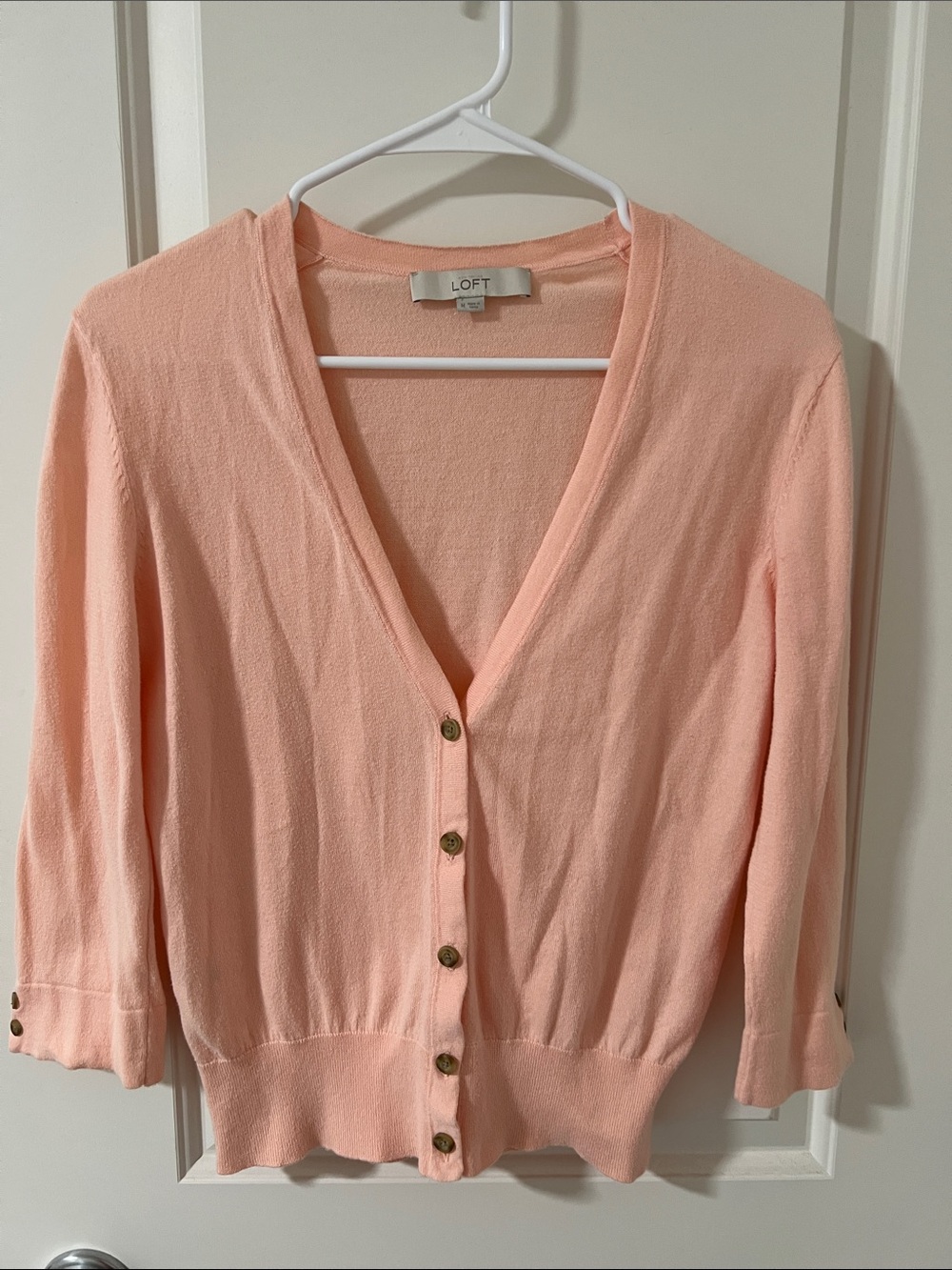Ann Taylor LOFT Pastel Lightweight cardigan sweater - Picture 2 of 11